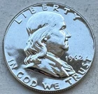 1962 Proof Franklin Half Dollar 90% Silver-INV#9118