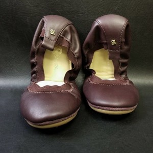leather foldable flats