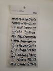 Recollections Wedding words Scrapbooking stickers