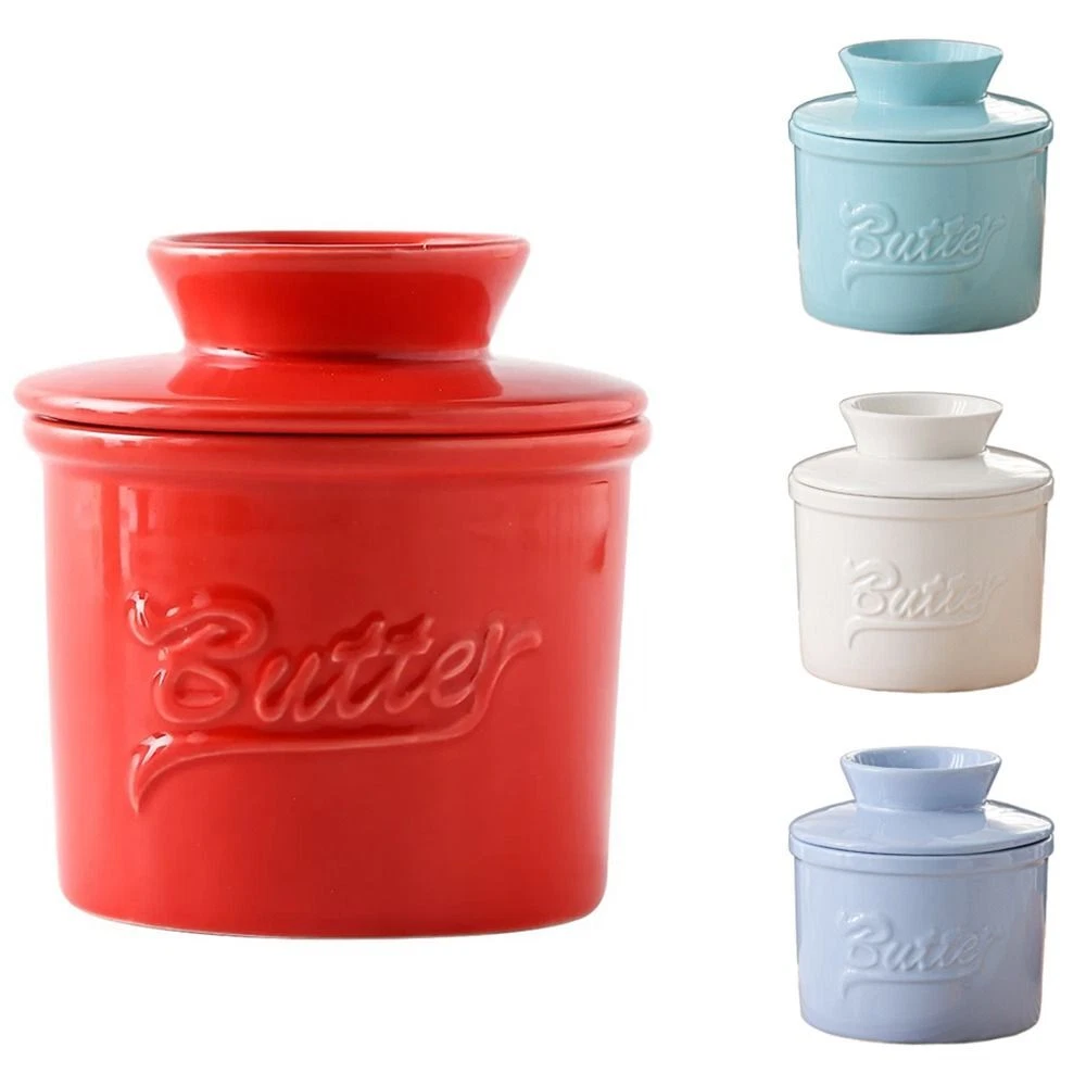 Butter Bell Crock With Lid French Butter Keeper Ceramic Butter Dishes Holder UK
Opens in a new windo
