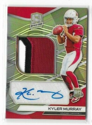 Carte Kyler Murray 2021 Panini Phoenix – Auto /5 – Patch Noir – Cardinals – Joueur Porté