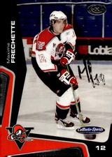 Maxime Frechette - Signed 2005-06 Drummondville Voltigeurs Team Issued Card #10