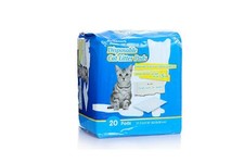 All-Absorb 20 Count Cat Litter Pads 17.1 11.8-Inch Superior Materials Soft Care