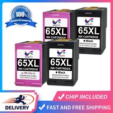 65XL Ink Cartridge for HP Deskjet 2652 2655 3752 3755 ENVY 5010 5052 5055 5058