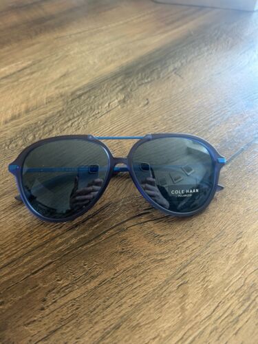 NEVER WORN Men's Blue Aviator Cole Haan Sunglasses