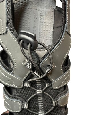Eddie Bauer Stewart Sport Sandals Mens 13 Gray Trail Hiking Leather Gorpcore Eddie Bauer Shoes Men 13 M Gray Sport Stewart Sandals  main image 3