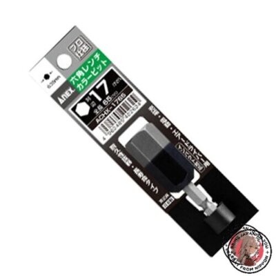 NEW ANEX ACHX-1765 Color Bit Hex Wrench Single Headed Opposit