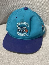 Vintage Charlotte Hornets G.C.C. GCC Snapback Hat Basketball NBA - Youth Size