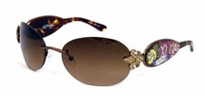 Ed Hardy Sunglasses 014 Coco with Case and Box