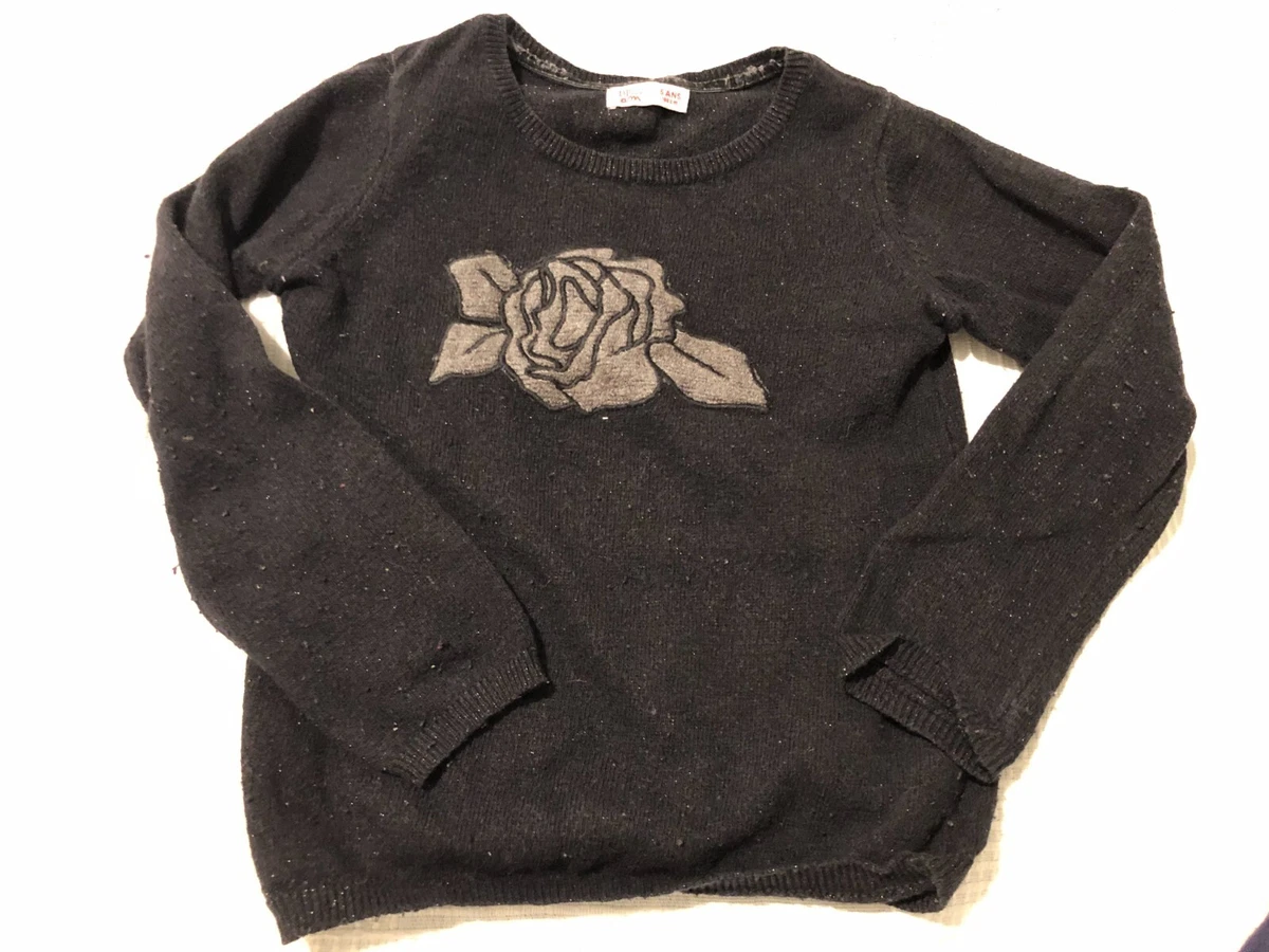 Pull noir clearance brillant