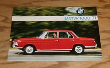 Original 1965 Bmw 1800 Ti Sales Sheet Brochure 65 Original 1965 Bmw 1800 Ti Sales Sheet Brochure 65