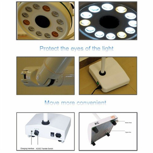 36W Dental Shadowless Floorstanding LED Lamp Surgical Cold Exam Light KD-2012L-1 - 第 3/15 張圖片