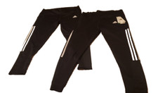 2 ADIDAS Women' s Black White 3 Stripe Style 7/8 Tight Athletic Pants Size XL