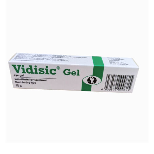 2x 10g Vidisic Gel Lacrimal Fluid Soothing Relief Refresh Symptoms Of Dry Eyes - Picture 5 of 7