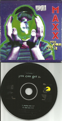 MAXX You Can Get it 4TRX w/ RARE REMIXES CARD SLEEVE Europe CD single USA seller