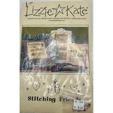 Lizzie Kate Counted Stitching Friends Cross Stitch With Charms