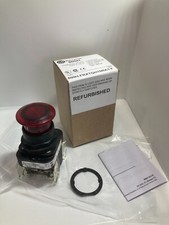ALLEN BRADLEY 800H-FRXTQH10RA1 PUSH PULL 2 POS TWIST RED 120V 1NO/1NCLB SERIES F
