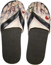 Billy Bob Zombie Crazy Feet Costume Sandal Slippers