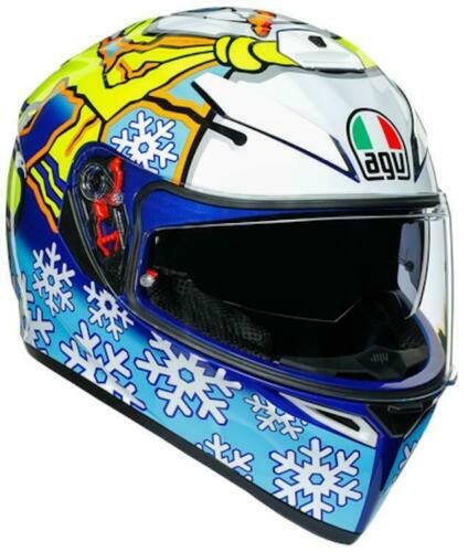 CASCO AGV INTEGRALE K3 SV REPLICA VALENTINO ROSSI WINTER TEST 2016 TAGLIA L  | eBay