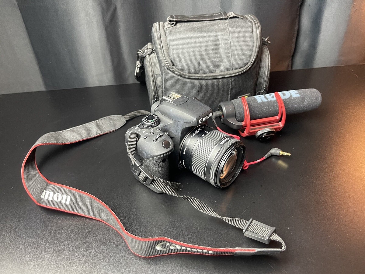 Canon EOS Rebel T7i MP Digital SLR Camera with EF-S 18-55mm