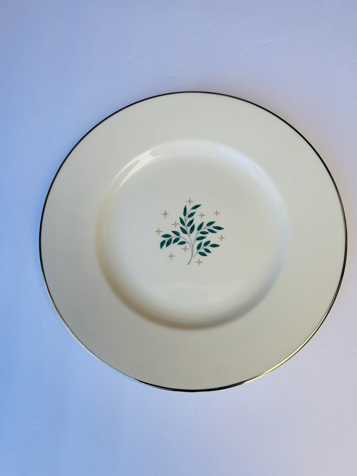 (8) Salad Plates Syracuse China Lyric Pattern Vintage 1950s MCM