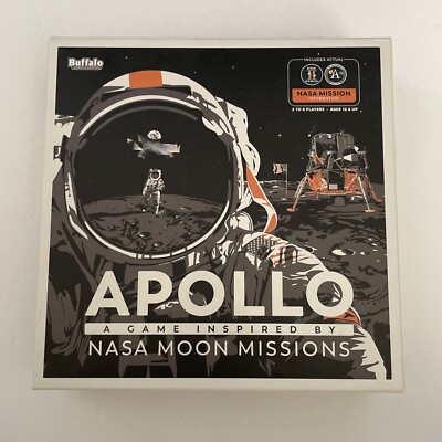 Apollo: A Collaborative Game Inspired By Nasa Moon Missions   Brand NEW SEALED