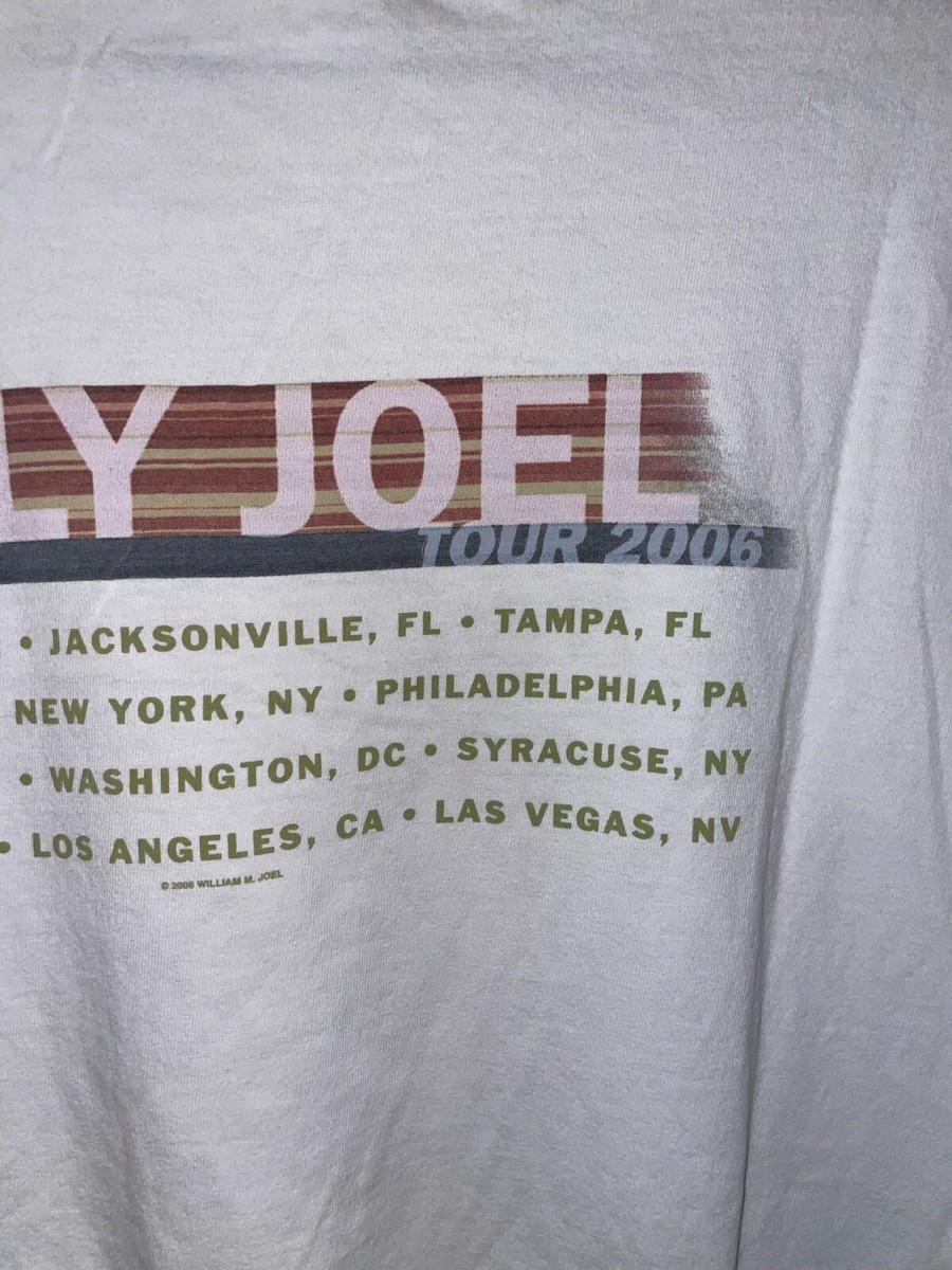 Billy Joel Tour 2006 Tシャツ Lサイズ BILLY JOEL MADISON SQUARE GARDEN TOUR 2006 T SHIRT Small