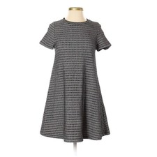 Zara Trafaluc Fall/Winter Collection Medium Textured Womens Dress Black White