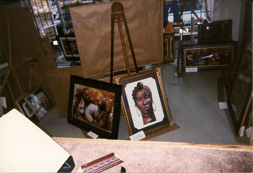 John Holyfield – "MAKIN MUSIC" – 22” x 28” - African American Art Print. - Picture 2 of 4
