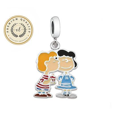 Cartoon Charm For Bracelet, Sterling Silver Charm