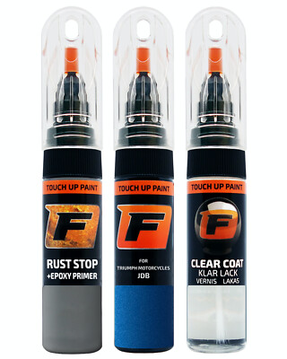 für TRIUMPH MOTORCYCLES JDB CASPIAN BLUE LACKSTIFT Reparatur Set Autolack Kratze