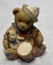 Cherished Teddies "From Sea... One For Me" 2001 Sailor with Drum Enesco 105385
