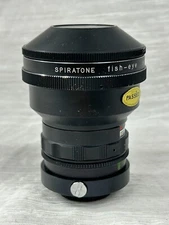 Vintage Spiratone Curvatar Fish Eye Camera Lens .15x with Cap