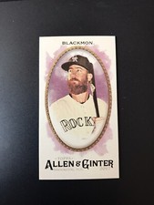 Charlie Blackmon 2017 Topps Allen Ginter Mini #234 Colorado Rockies