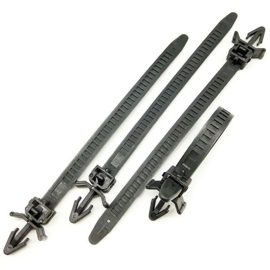 50Pcs Cable Ties Zip Car Line Tie Push Rivet Clip Wiring Loom Harness