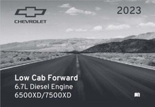 2023 Chevrolet Low Cab Forward 6.7L Diesel Owners Manual User Guide