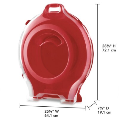 Sterilite 24 Inch Clear Lid Nesting Christmas Wreath Storage Box (5 PACK) 