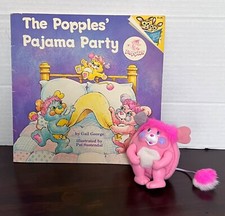 Vintage Popple Doll Plus The Popples' Pajama Party Book