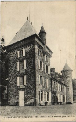 Old postcard Chateau de la Pierre FRANCE (1090799)
