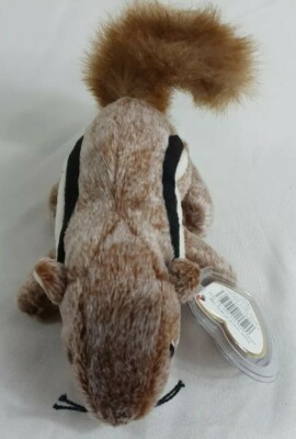 TY Beanie Baby Chipper The Chipmunk With Tag Retired DOB: April