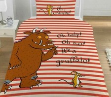 DUVET COVER SET FOR KIDS - THE GRUFFALO OH HELP! OH NO! SINGLE SIZE