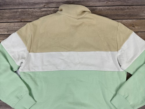 Guess Originals Sweater Mens Size S Half Zip Colorblock Fleece Lined New - Picture 12 of 13