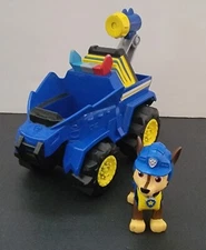 Paw Patrol Chase Dino Rescue Rev Up Vehicle Toy with figure police car