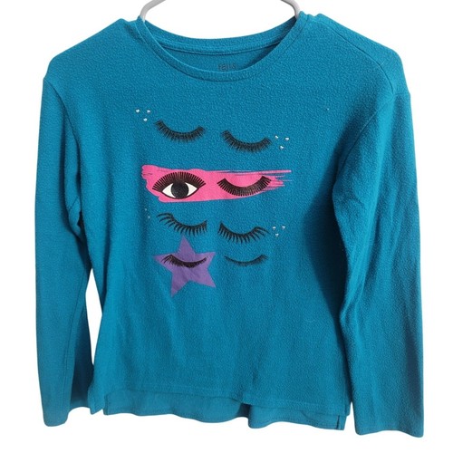 Falls Creek Girl's Blue Long Sleeve Crew Neck Top Size L 10/12