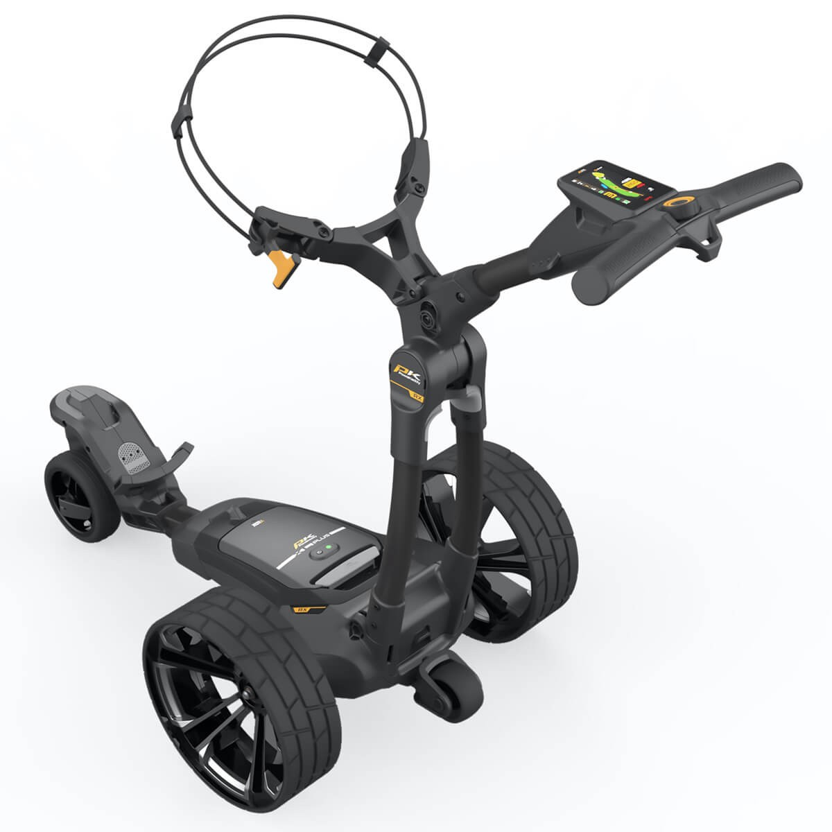 Powakaddy Unisex 2026 RX10 GPS XL Plus Lithium Golf Trolley - Black - One Size