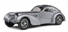 Bugatti Atlantic 57 SC 1937 Silver 1:18 Diecast Model Car | Solido