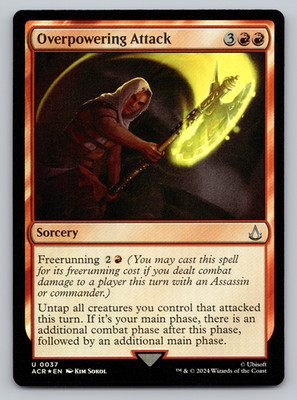 Overpowering Attack FOIL- MTG - Assassin's Creed Universes Beyond