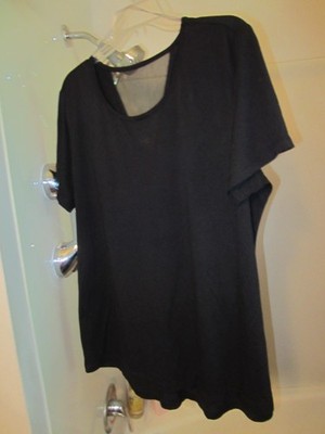 NWOT women's short sleeved active wear top Pro Player Size 1X black