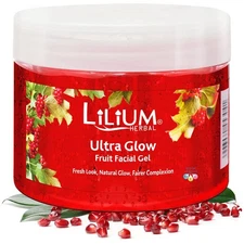 @Lilium Herbal Ultra Glow Fruit Facial Gel For Fresh Look 900g h130 m017