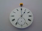 ANTIQUE 1910 LONGINES 41mm FOB POCKET WATCH MOVEMENT WORKING CROWN & STEM